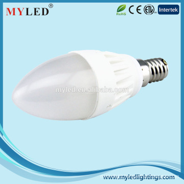 2015 myled t Hotsale 3.5W e14 candle led bulb CE ROHS